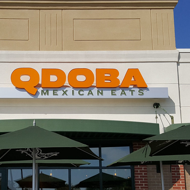 qdoba channel letter sign by phoenix signs