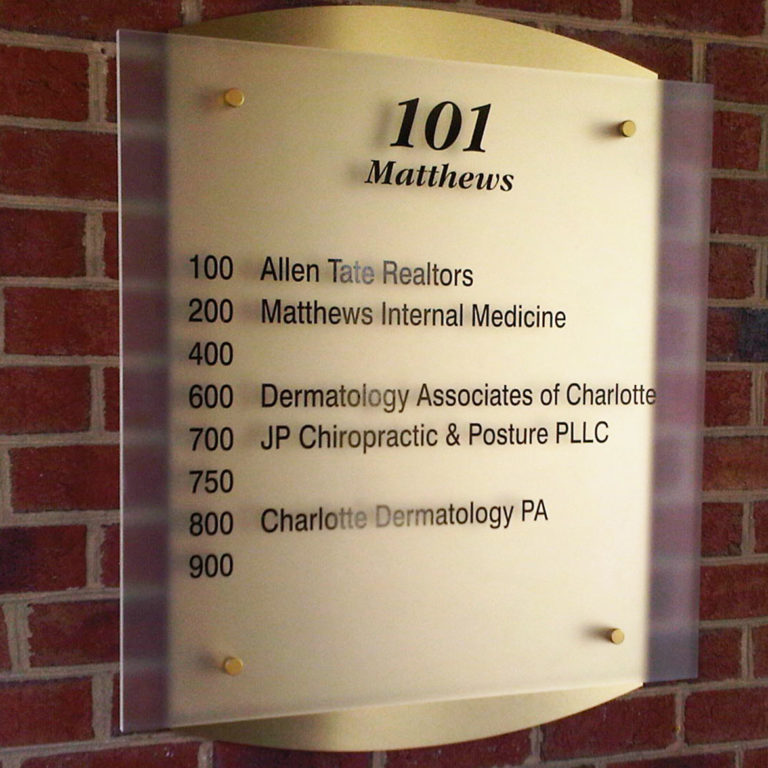 interior office signs for medical practice